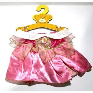 Build A Bear Disney Princess Aurora Sleeping Beauty Costume Dress Only BABW